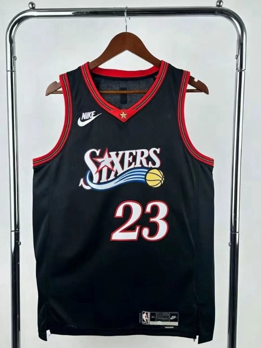 Adult James Black Jersey Stitched